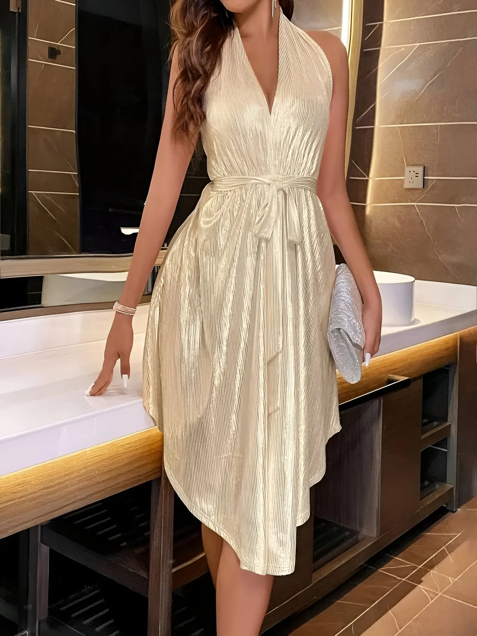 Clarinda - Blousejurk met V-hals - Image 6