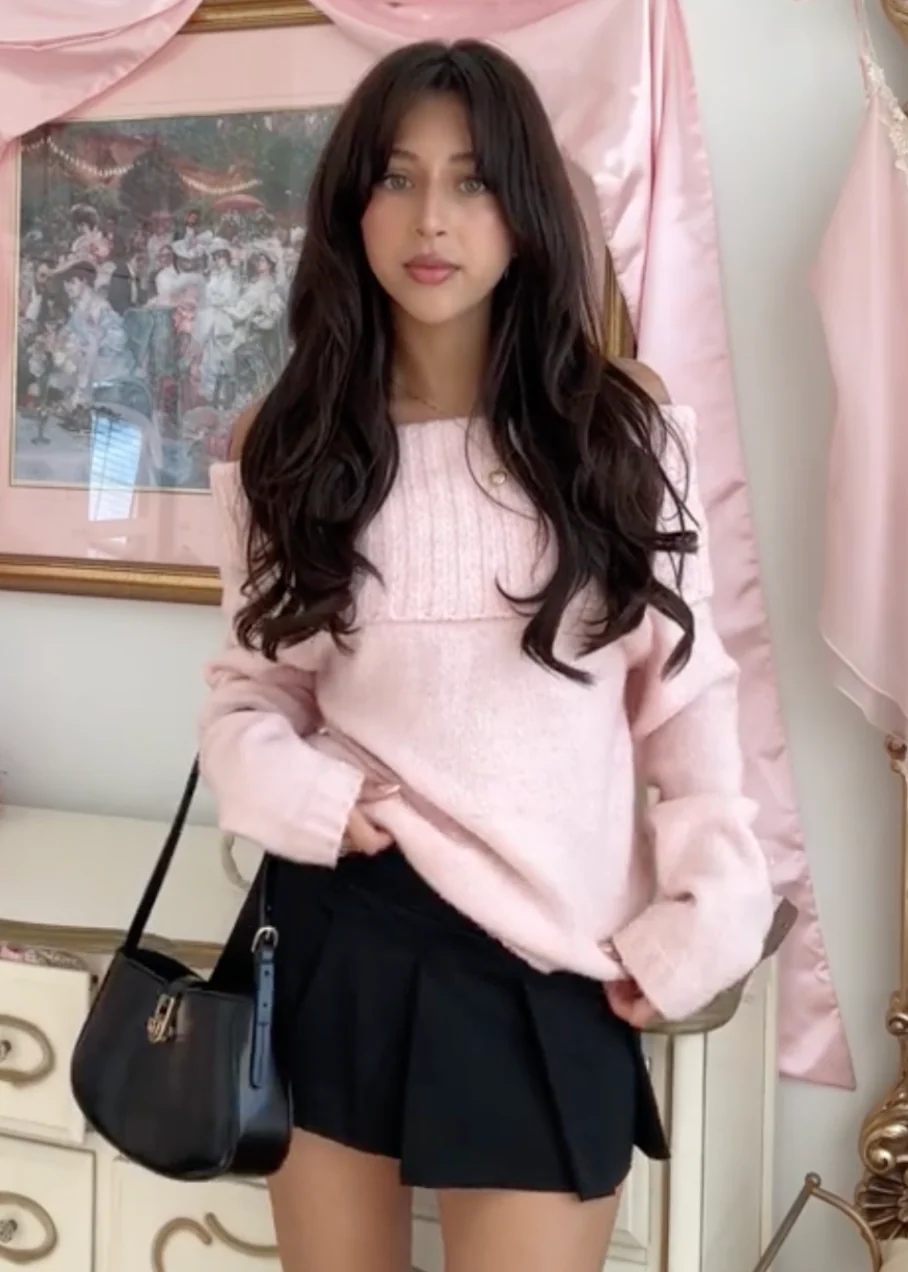 Elena - Off-Shoulder Gebreide Sweater - Image 5