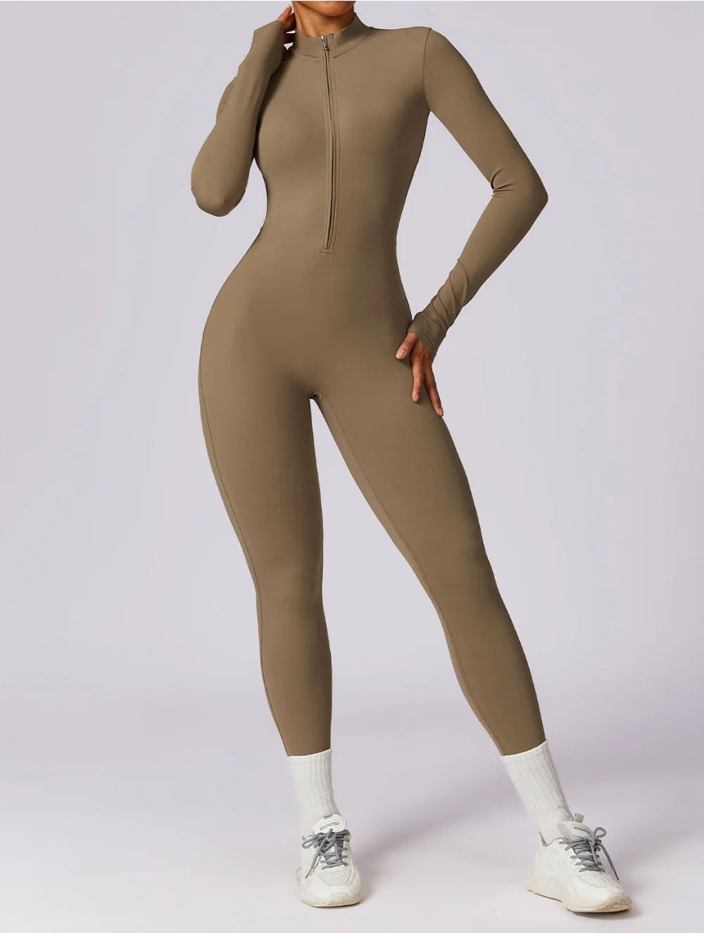 Fayenne - Shaping Yoga Fitness Jumpsuit met Lange Mouwen - Image 15