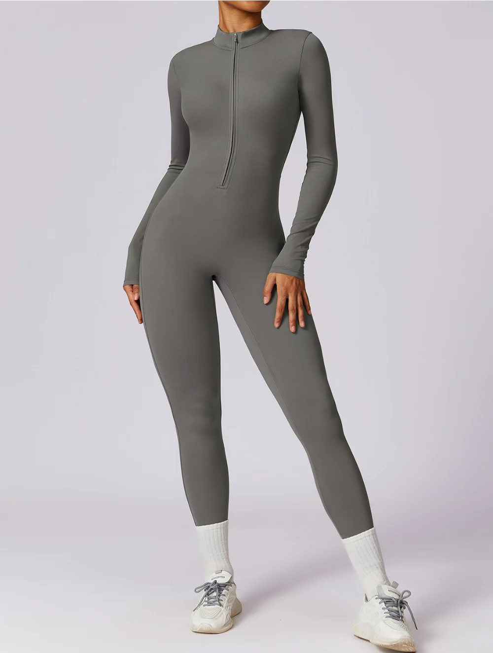 Fayenne - Shaping Yoga Fitness Jumpsuit met Lange Mouwen - Image 19