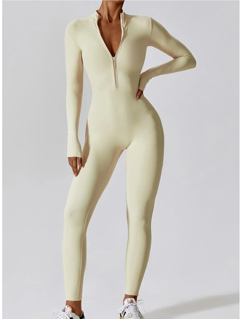 Fayenne - Shaping Yoga Fitness Jumpsuit met Lange Mouwen - Image 5