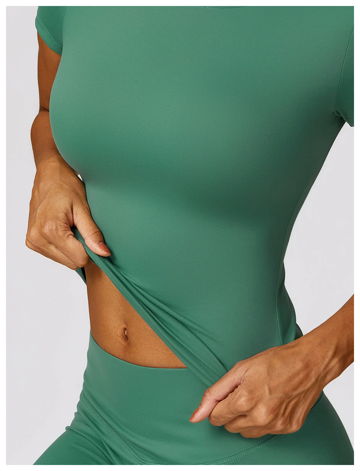 Gabriella - 2-Delig Shaping Gym Set met Korte Mouwen - Image 11