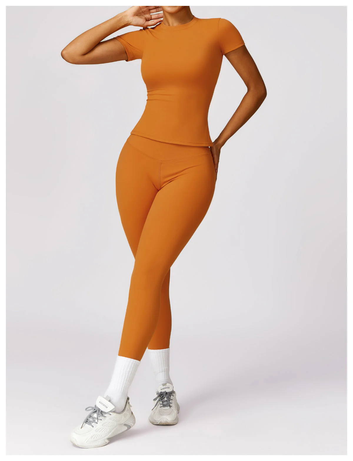 Gabriella - 2-Delig Shaping Gym Set met Korte Mouwen - Image 7