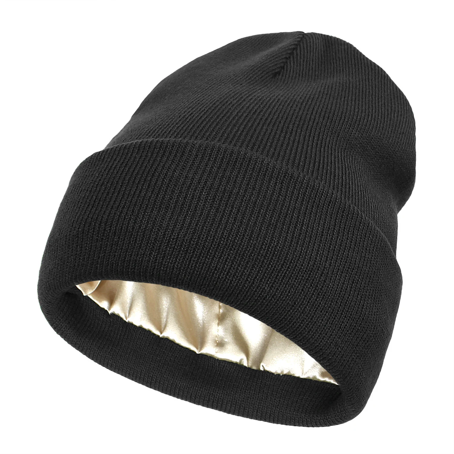 Hatty - Satijnen Binnenvoering Beanie - Image 9