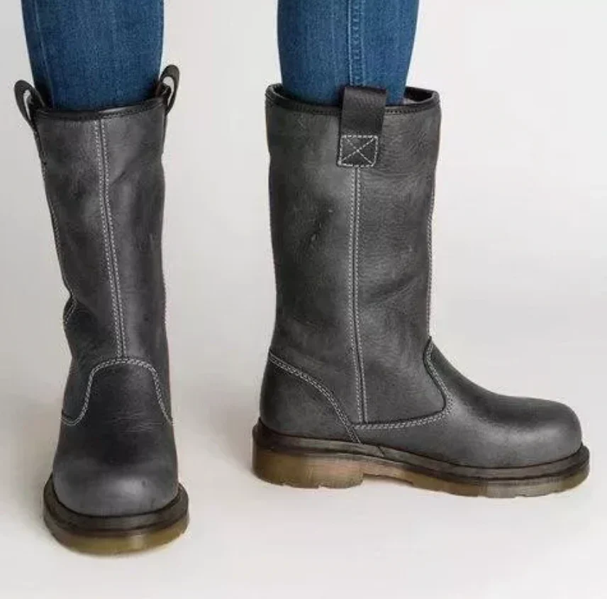 Heren Leren Boots – Gevoerd, Waterafstotend, Casual voor Herfst en Winter - Image 3