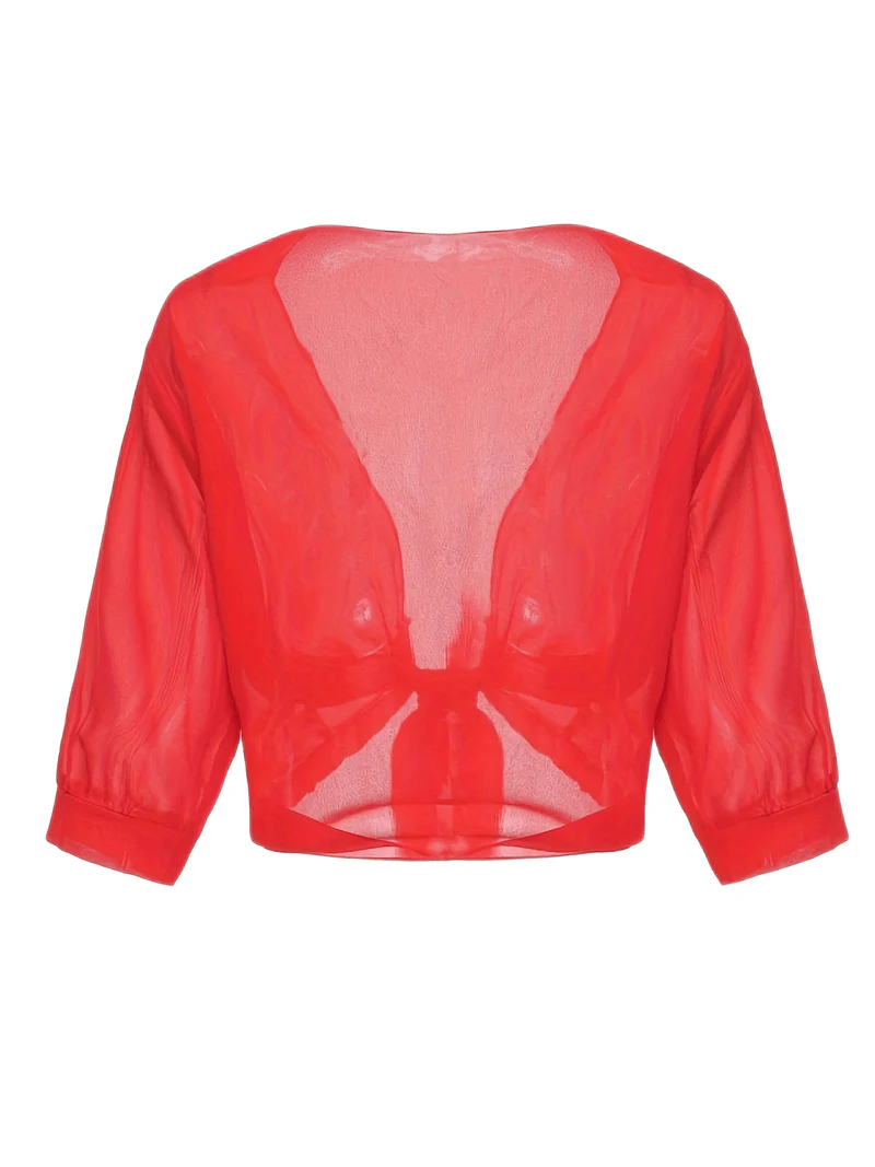 Katie – Luchtige Blouse met Open Voorzijde - Image 11