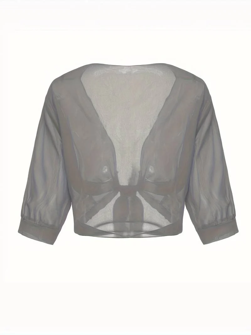 Katie – Luchtige Blouse met Open Voorzijde - Image 20