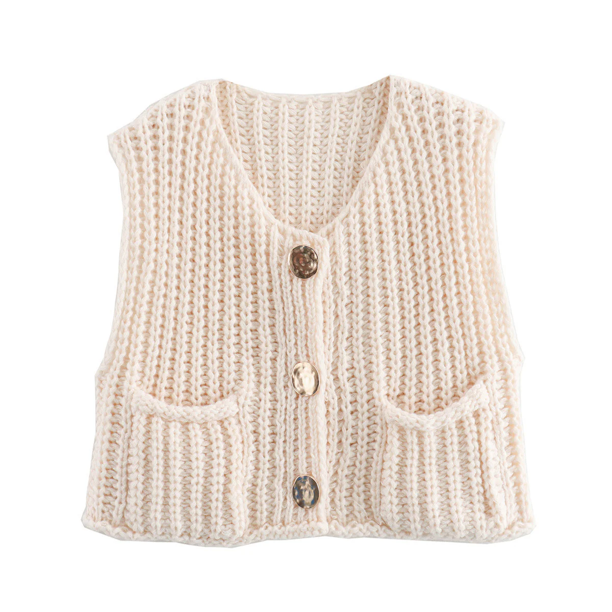 Lana - Mouwloos gebreid vest - Image 12