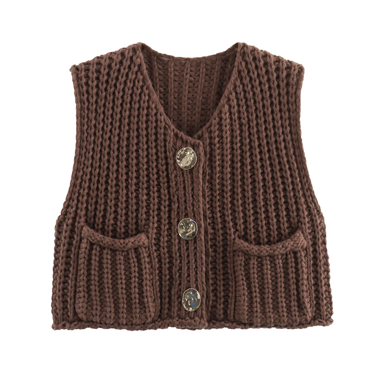 Lana - Mouwloos gebreid vest - Image 7