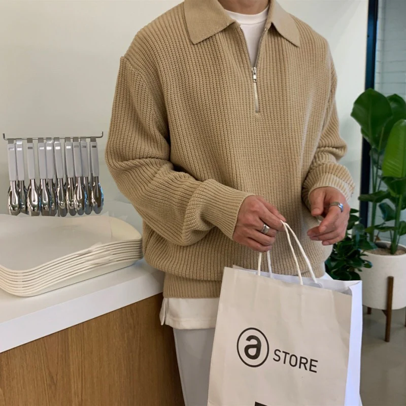 Nathan - Klassieke Gebreide Zip-Trui - Image 6