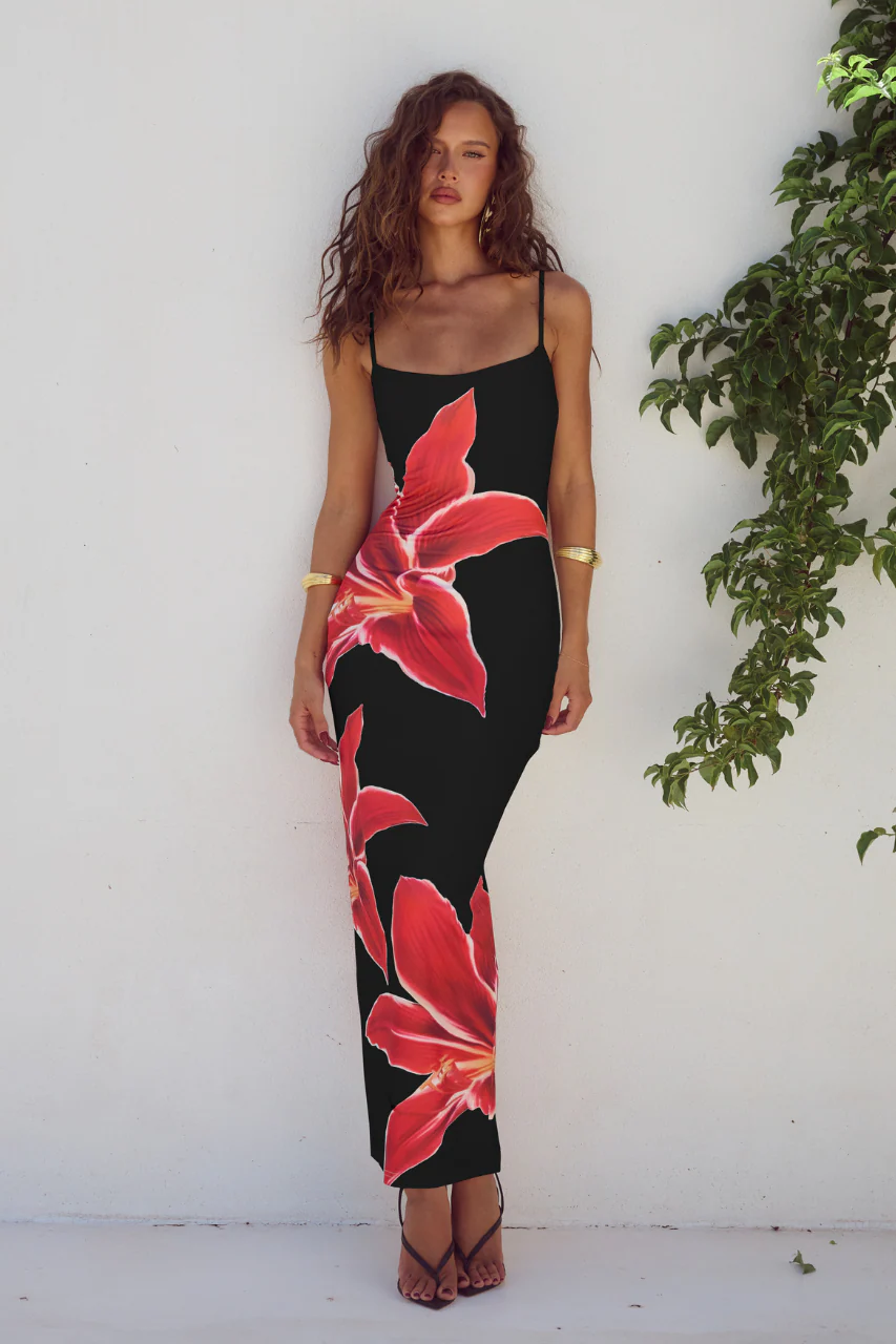 Liv - Bloemenprint Bodycon Jurk - Image 14