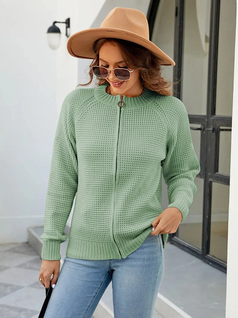 Lotte - Stijlvol Gebreid Vest met Rits - Image 8