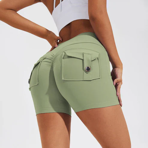 Zoe - Shorts met Hoge Taille en Push-Up Effect - Image 3