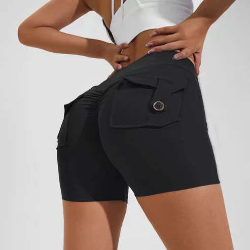 Zoe - Shorts met Hoge Taille en Push-Up Effect - Image 4